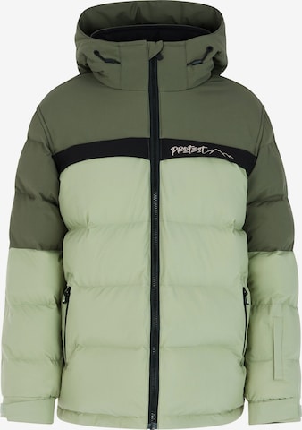 PROTEST Sportjacke 'PRTMACK JR' in Grün: Vorderseite