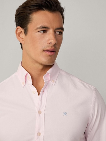Hackett London Regular Fit Hemd 'Ess' in Pink