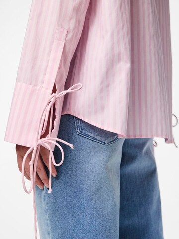 Chemisier 'PCSAGE' PIECES en rose