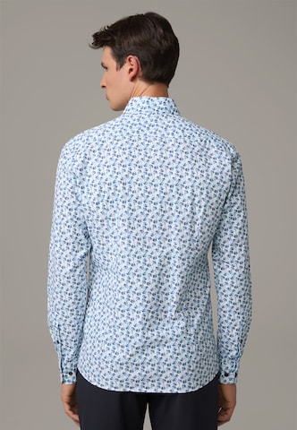STRELLSON Slim fit Button Up Shirt in Blue