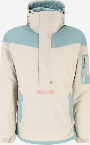 COLUMBIA Outdoorová bunda 'Challenger Pullover' – šedá: přední strana