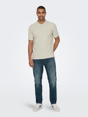 Only & Sons Poloshirt 'MIKE' in Grau