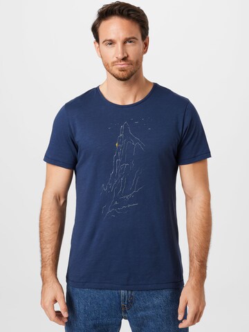 T-Shirt 'Spice' GREENBOMB en bleu : devant