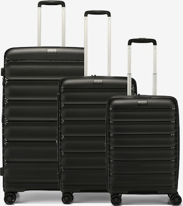 Ensemble de bagages 'Travel Line 4700' D&N en noir : devant