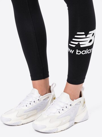 new balance - Skinny Leggings em preto
