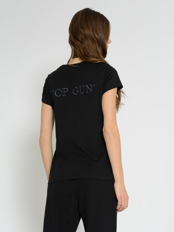 TOP GUN T-Shirt in Schwarz