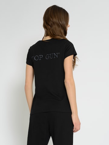 TOP GUN Shirt in Zwart