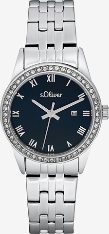 s.Oliver Uhr in Silber: predná strana