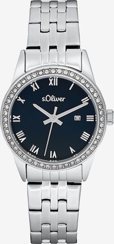 s.Oliver Analog Watch in Silver: front