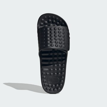 melns ADIDAS SPORTSWEAR Ādas čības 'Adissage'