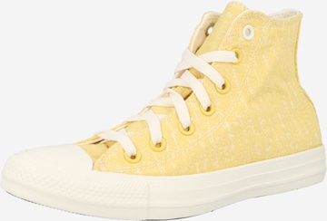 CONVERSE - Zapatillas deportivas altas 'Cats' en amarillo: frente