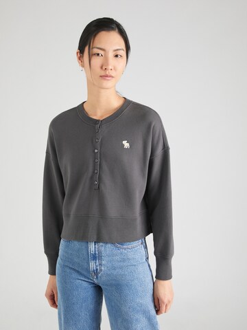 Abercrombie & Fitch Sweatshirt in Grijs: voorkant