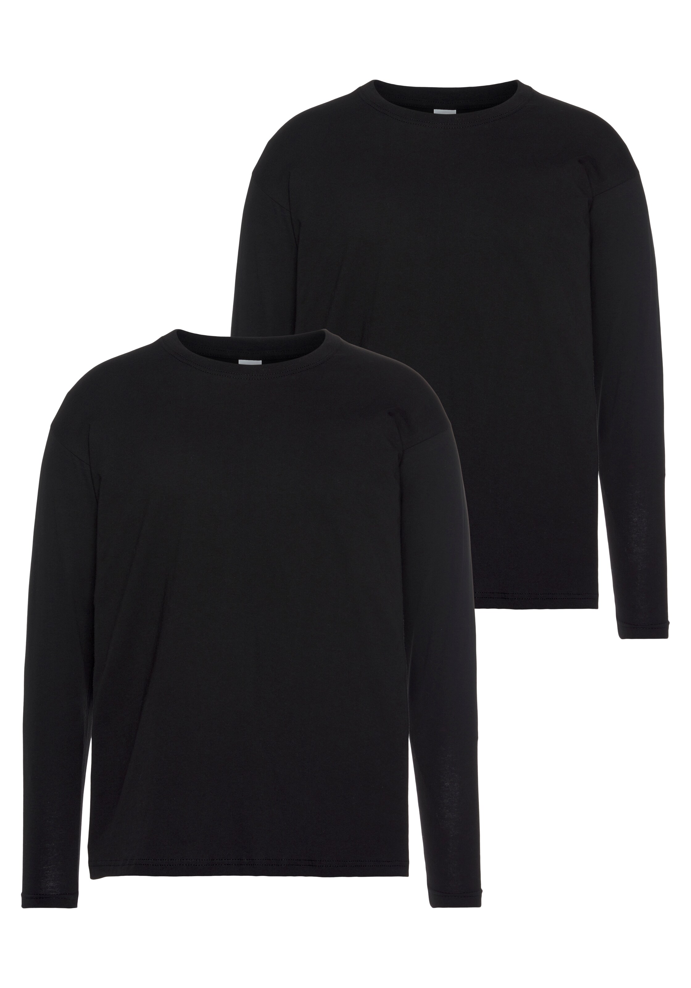 FRUIT OF THE LOOM Shirt in Black: front