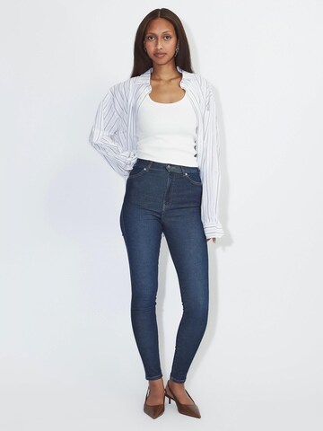 Dr. Denim Skinny Jeans 'Moxy High Skinny'‌‌‌‌ in Blau