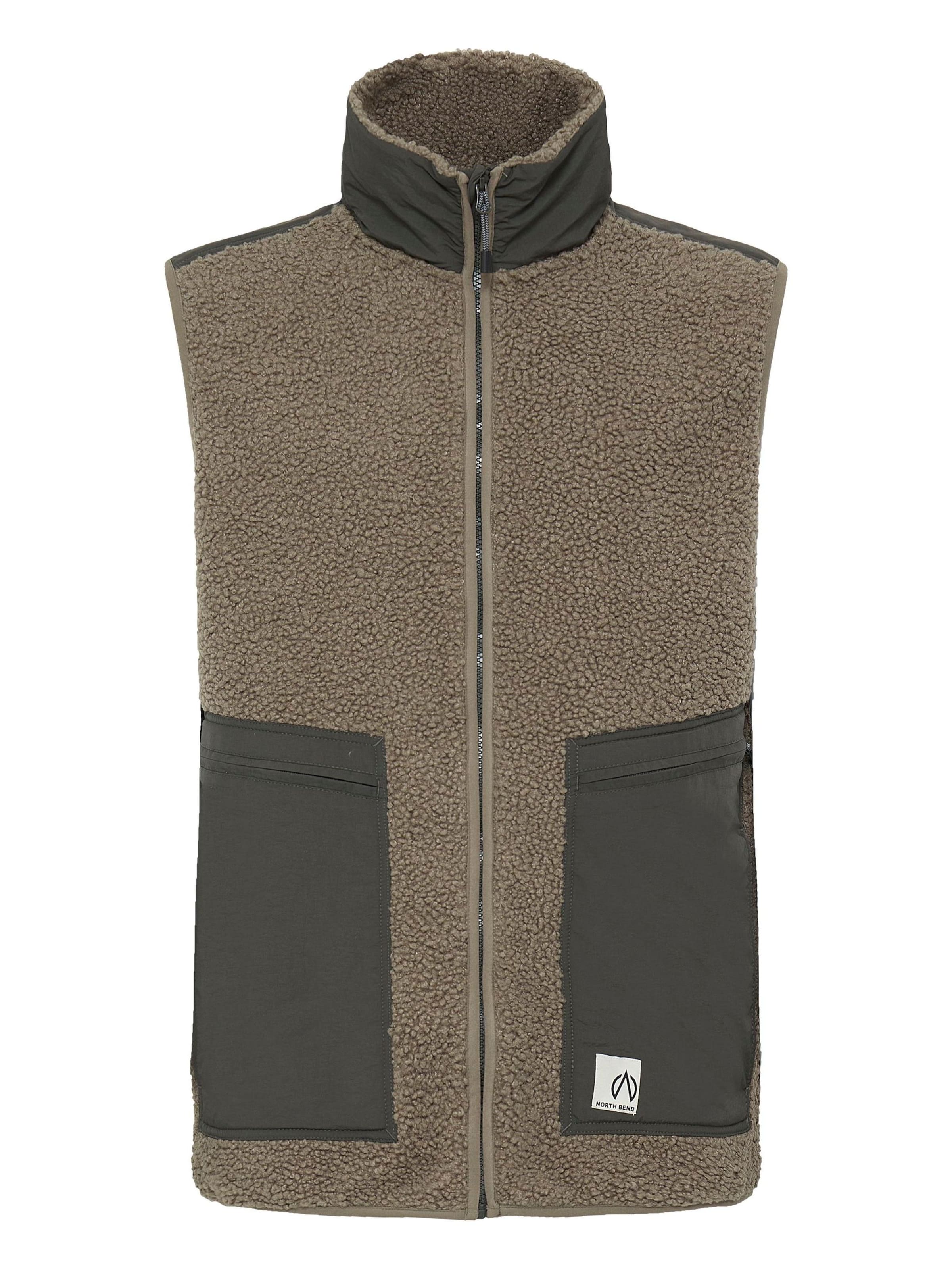 North Bend - Colete 'Galan' em castanho: frente