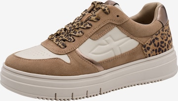 Sneaker low de la Tamaris pe maro: față