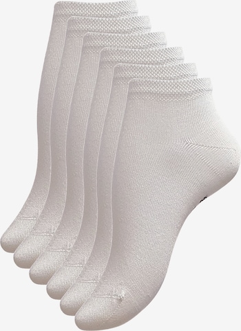 Vincent Creation - Meias 'Bambus' em branco: frente