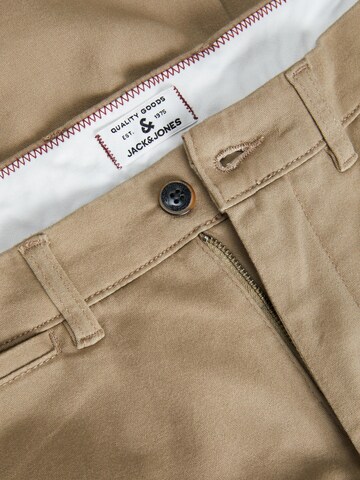 JACK & JONES Normální Chino kalhoty – hnědá