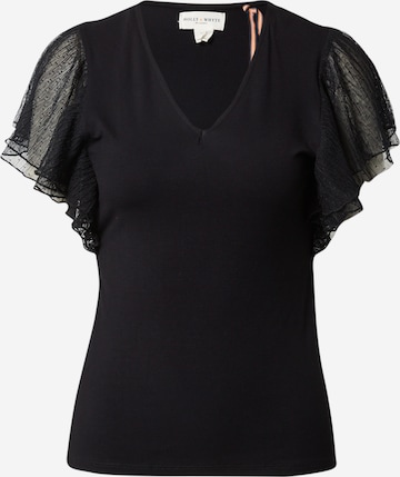 Lindex - Camiseta 'Jennifer' en negro: frente