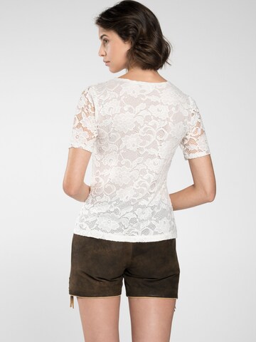 Blouse folklorique SPIETH & WENSKY en blanc