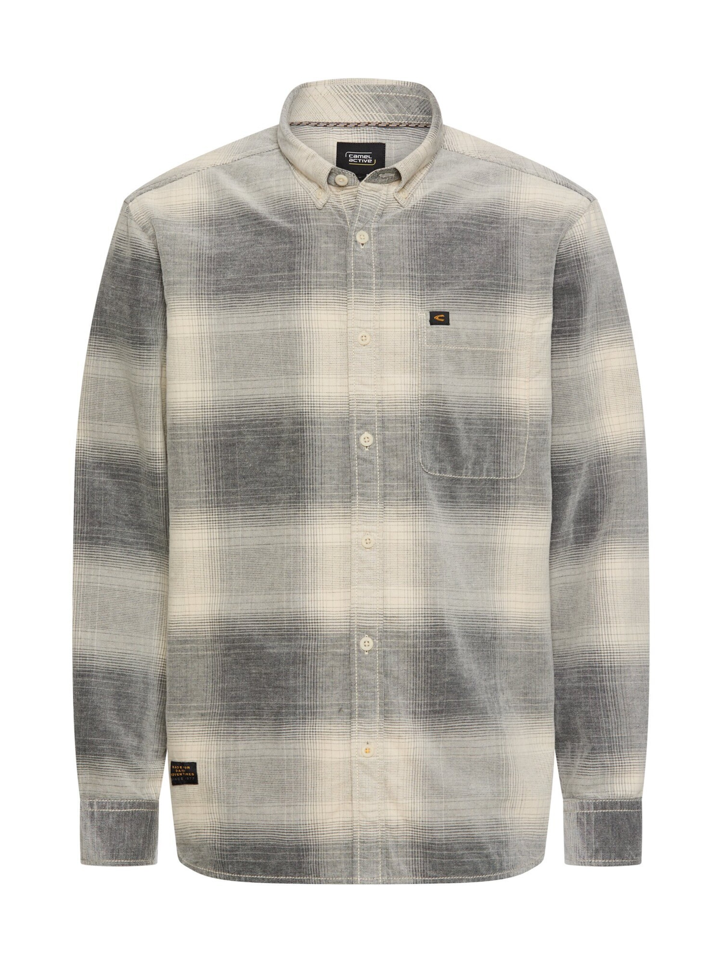 CAMEL ACTIVE Regular fit Button Up Shirt in Beige: front