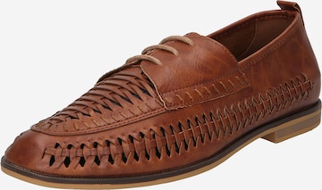 BURTON MENSWEAR LONDON - Zapatos con cordón en marrón: frente