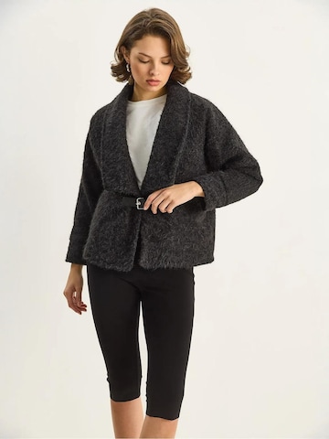 Manteau mi-saison Bianco Lucci en noir