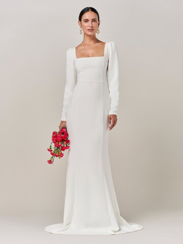 Abito 'AMARIA GOWN' di BWLDR in bianco: frontale