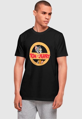 T-Shirt 'Tom and Jerry' ABSOLUTE CULT en noir : devant