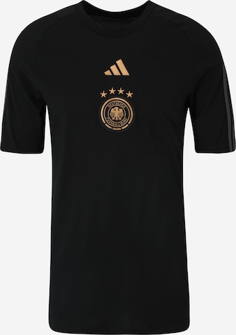 ADIDAS PERFORMANCE - Camiseta funcional 'Germany ' en negro: frente