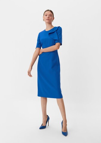 Robe COMMA en bleu : devant