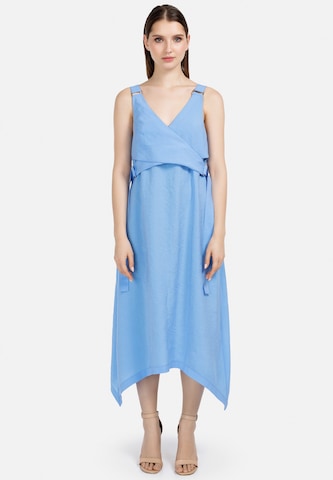 HELMIDGE Sommerkleid in Blau: predná strana