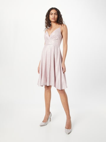 MAGIC NIGHTS Cocktail Dress in Pink: front