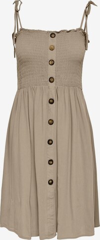 Robe d’été 'ANNIKA' ONLY en beige : devant