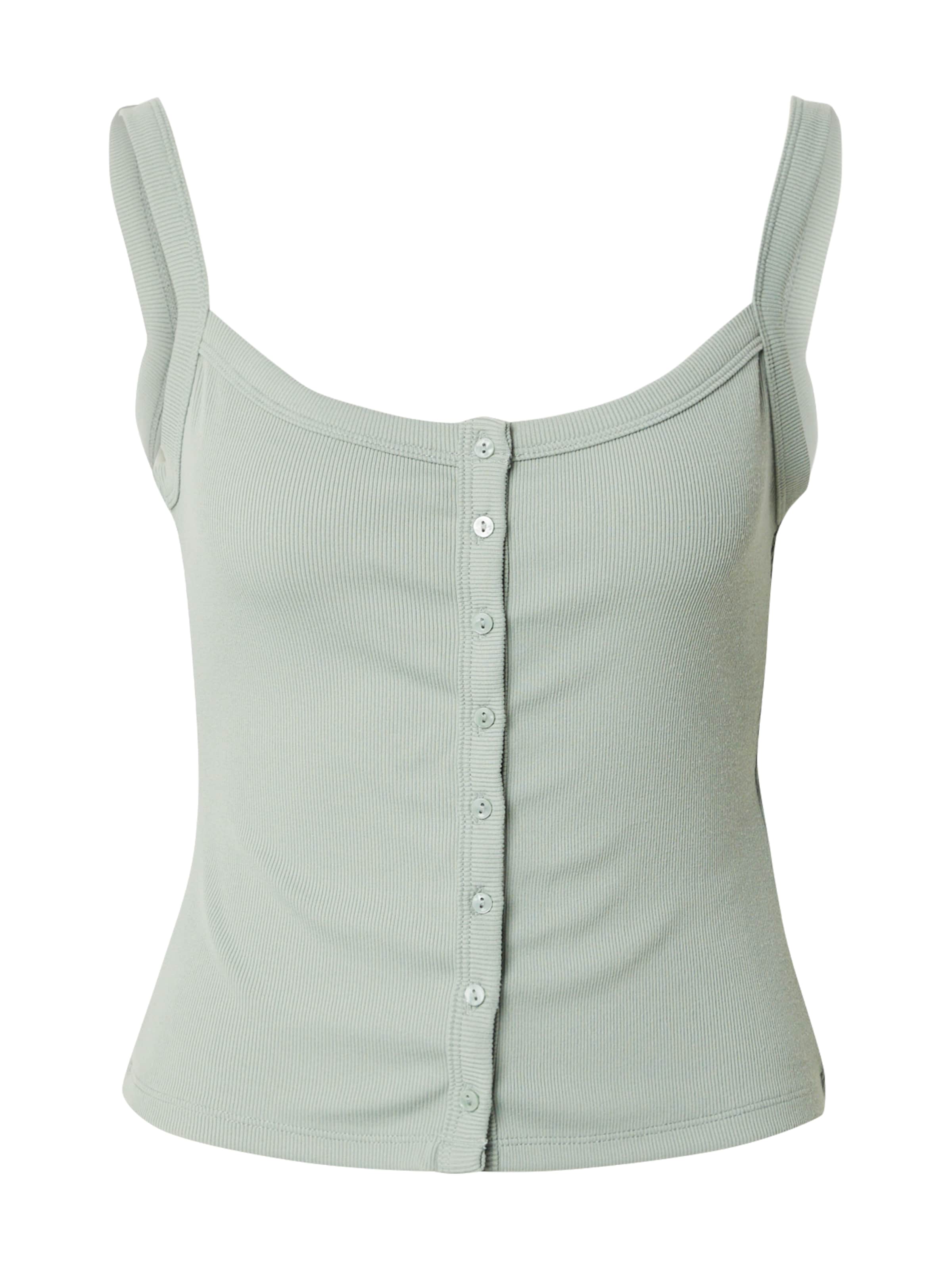 Abercrombie & Fitch Topp, värv roheline: eest vaates