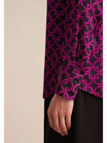 SEIDENSTICKER Blouse ' Schwarze Rose ' in Lila