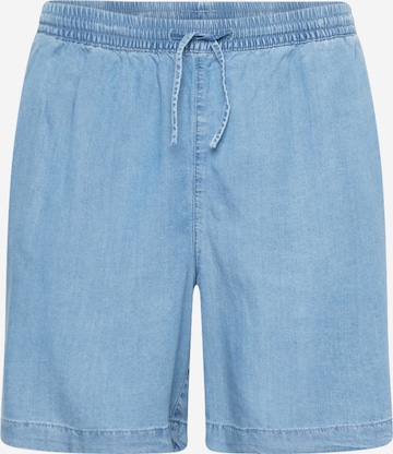ONLY Carmakoma Normální Kalhoty 'PEMA' – modrá: přední strana
