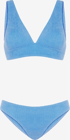 SORBET ISLAND Bikini 'Aqua' in Blue: front