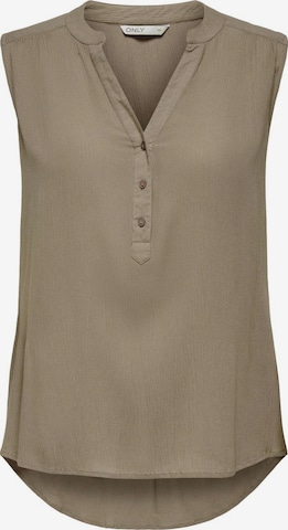 ONLY Blouse 'JETTE' in Bruin: voorkant