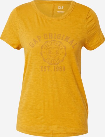 GAP - Camisa 'FOREVERSOFT' em amarelo: frente