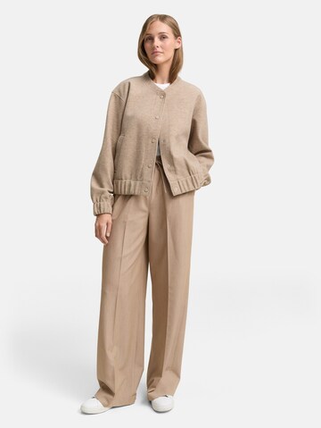 TOM TAILOR DENIM Wide Leg Hose in Beige