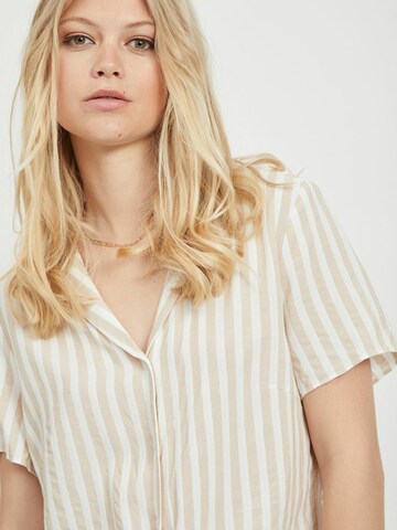 VILA - Blusa 'Sovera' en beige