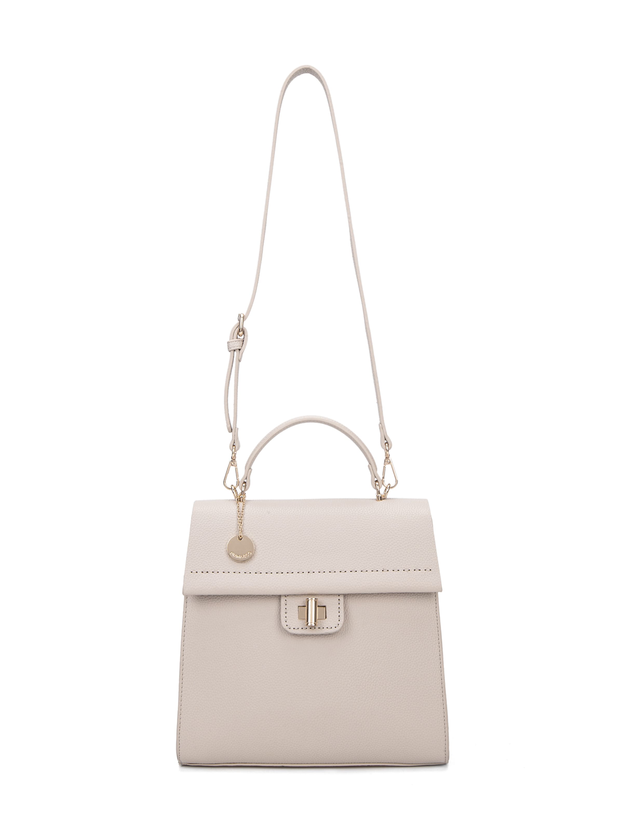Zaino 'Zaino Donna Vegan Leather Diana & Co Firenze - Chiusura Girello Tracolla Regolabile' di Diana&Co. in beige