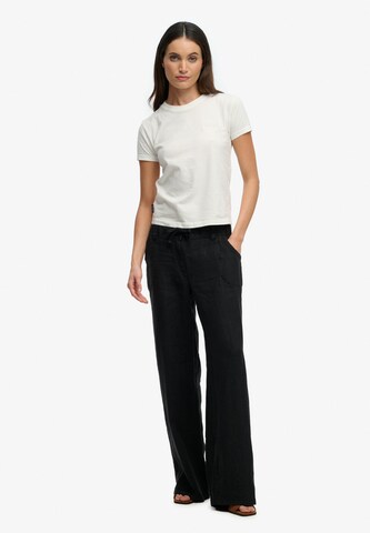 Superdry & Co Regular Broek in Zwart