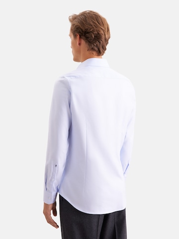 SEIDENSTICKER Slim fit Zakelijk overhemd in Blauw