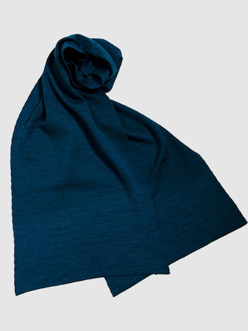 LANARTO slow fashion Schal 'Uni' in Grün: Vorderseite