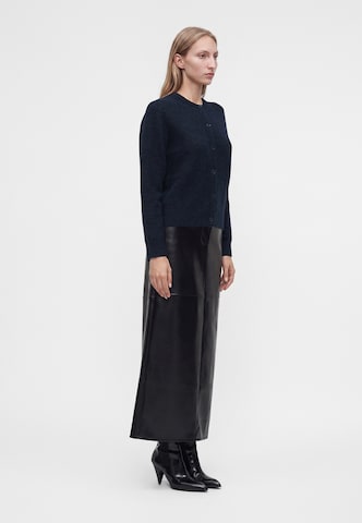 Samsøe Samsøe Knit cardigan 'NOR' in Blue