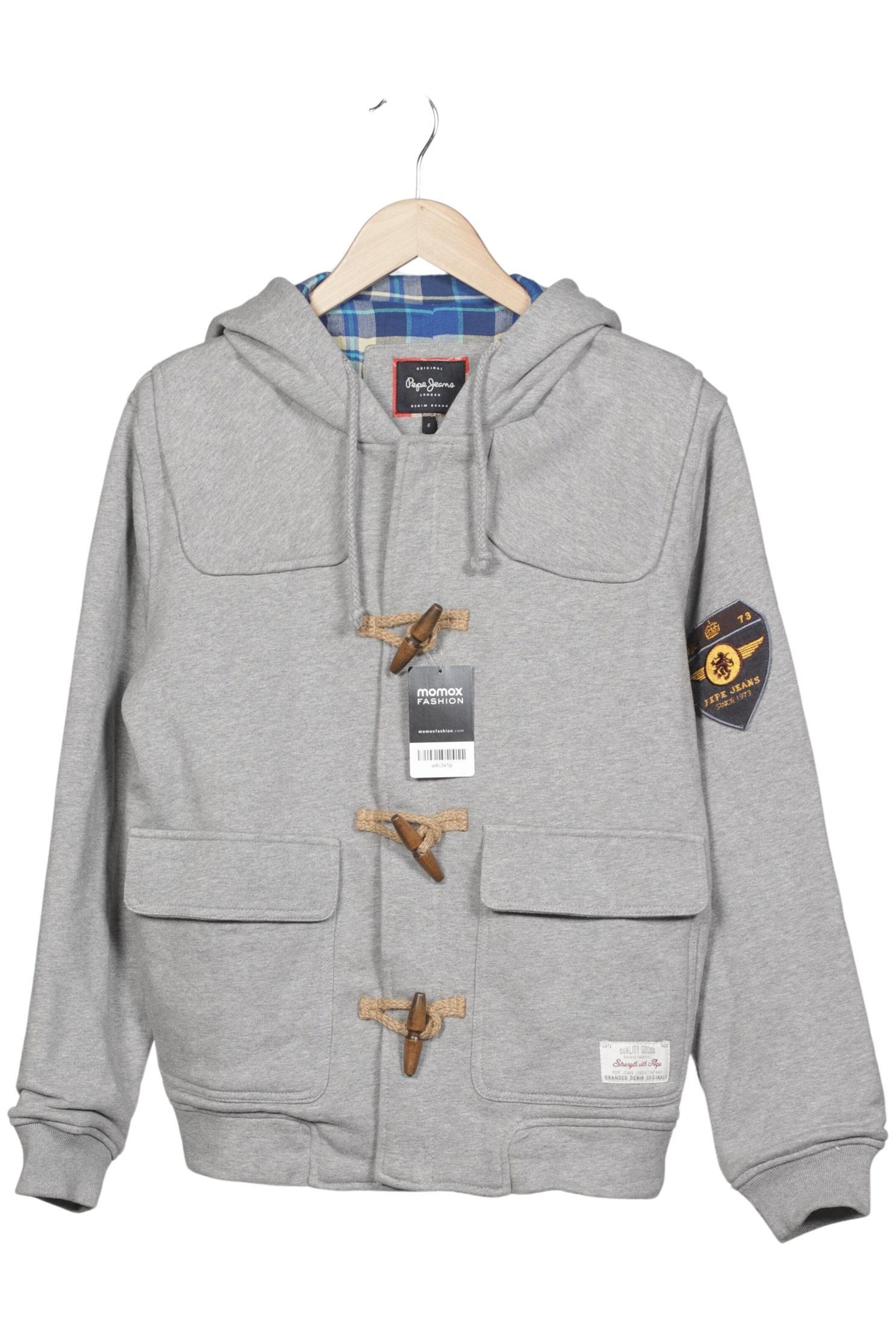 Pepe Jeans Sweatshirt & Zip-Up Hoodie in S in Grey: front