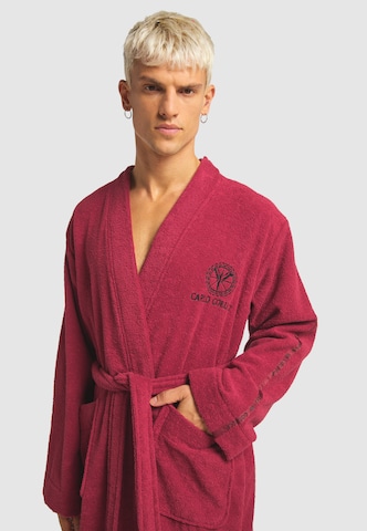 Carlo Colucci Long Bathrobe in Red