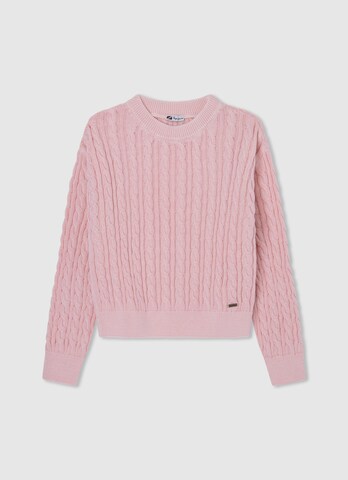 Pull-over 'Cora' Pepe Jeans en rose : devant